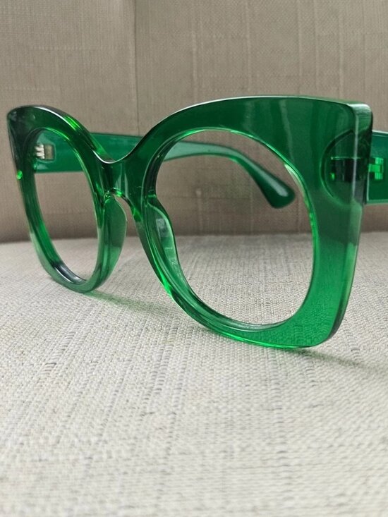 Zenni Accessories - Zenni Optical Women Glasses Eyewear Frame Green Oversized Eyeglasses